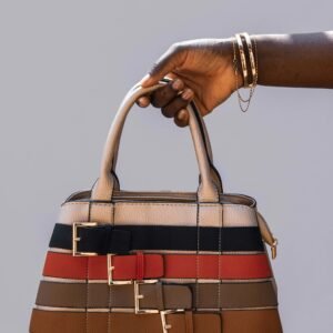 Luxury Leather Tote Handbag